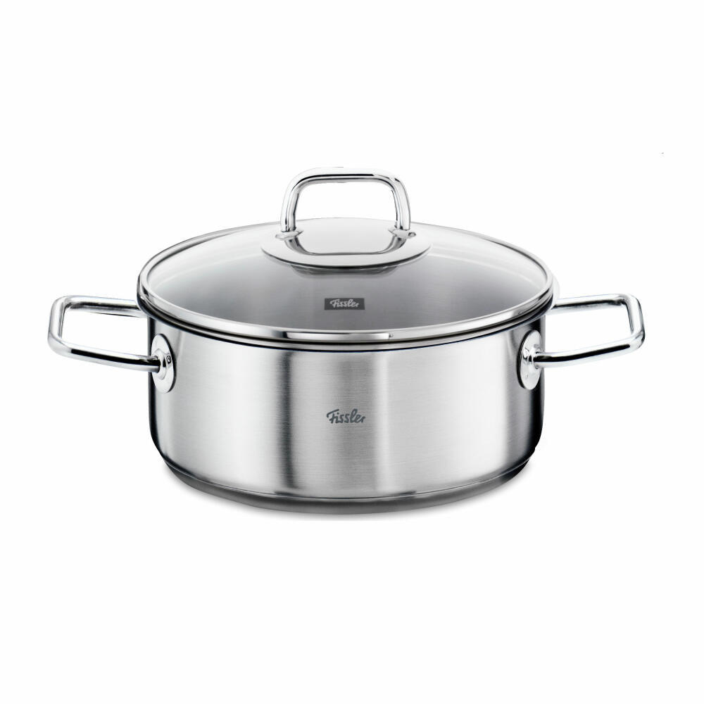 Fissler Viseo frying pan, stainless steel 18/10, suitable for induction cookers, Ø 20 cm