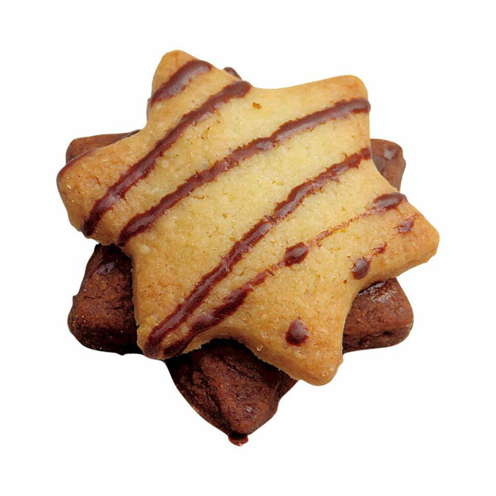 Städter Linzer-Ausstecher Stern Außenring, Ausstechform, Plätzchenform, Keks, Plätzchen, Edelstahl, Ø 4.8 cm, 956088