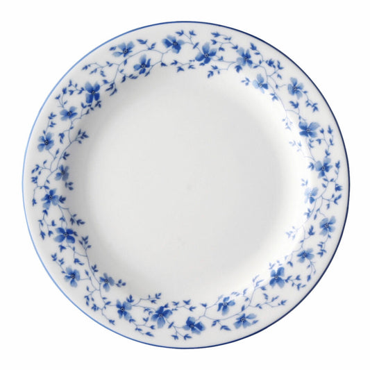 Arzberg Form 1382 breakfast plate, breakfast plate, porcelain plate, blue flowers, porcelain, 19 cm, 41382-607671-10019