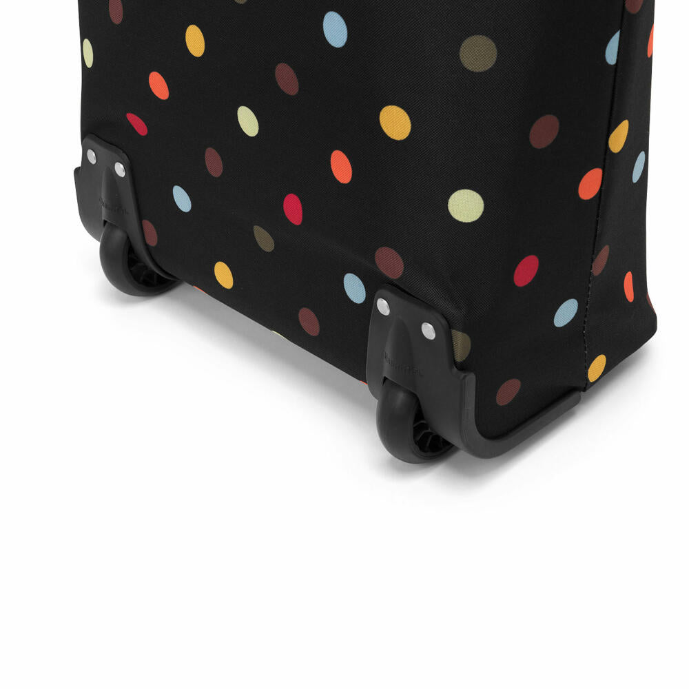 reisenthel trolley m, einkaufstasche, einkaufswagen auf rollen, dots, NT7009