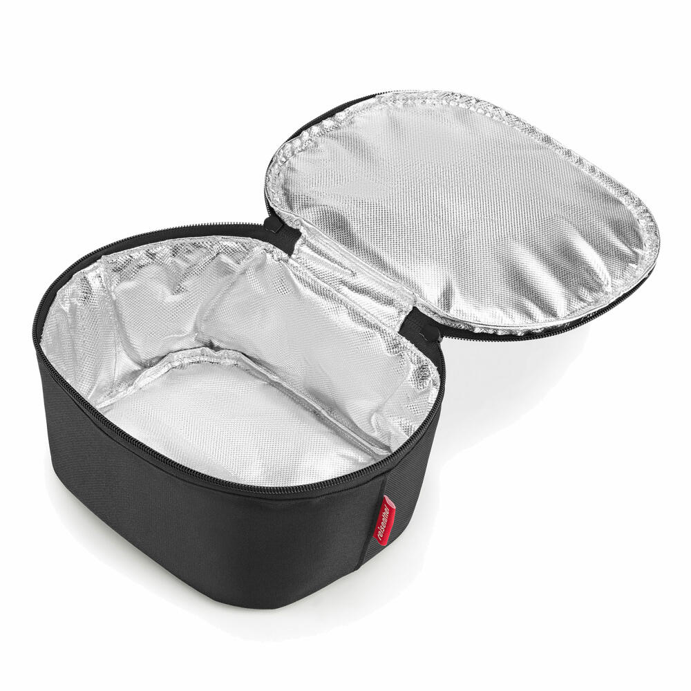 reisenthel coolerbag S pocket, cooler bag, insulated bag, thermal bag, thermal bag, polyester fabric, black, 2.5 L, LG7003