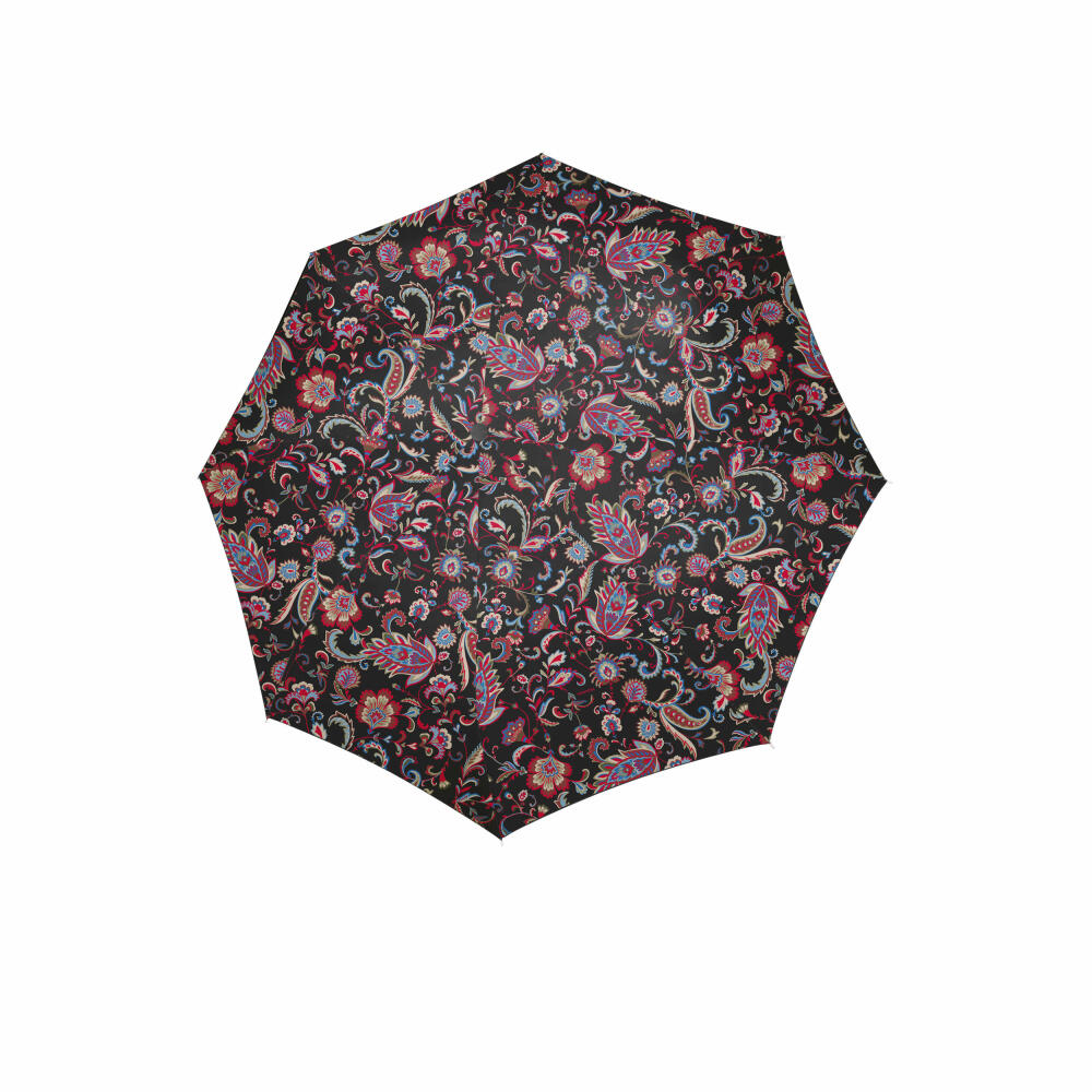 reisenthel umbrella pocket classic, Taschenschirm, Regenschirm, Knirps, Paisley Black, RS7064