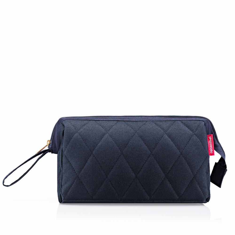 reisenthel travelcosmetic, Beautycase, Kulturbeutel, Kosmetiktasche, Rhombus Midnight Gold, 4 L, WC4110