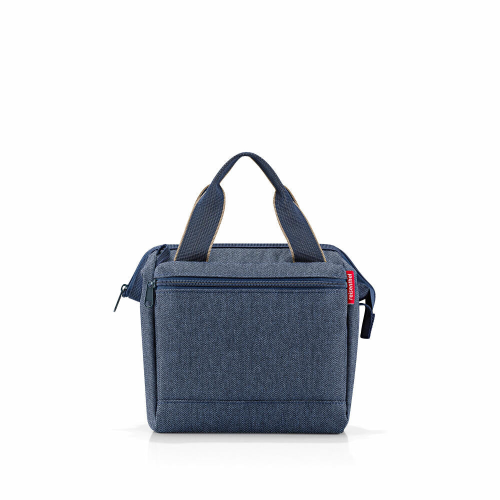reisenthel allrounder cross, crossbody travel bag, Herringbone Dark Blue, 4 L, MQ4113