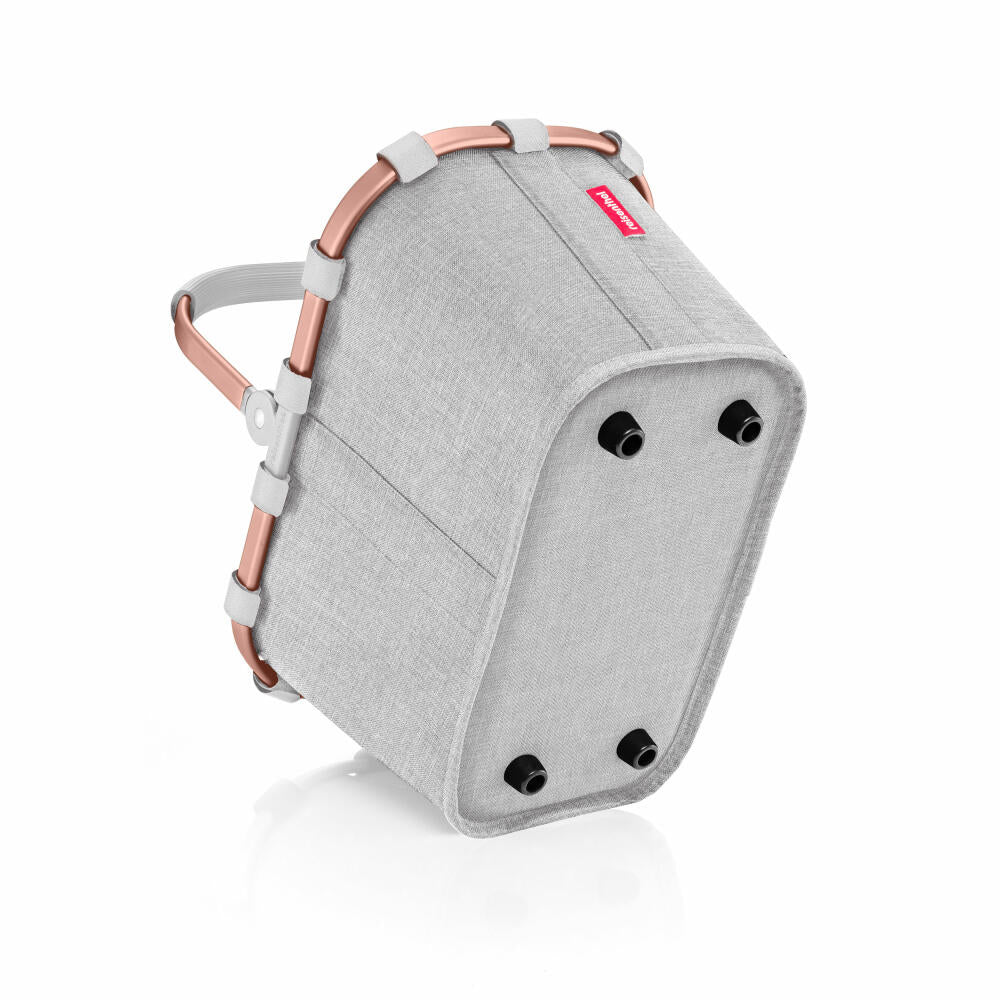 reisenthel carrybag XS, Einkaufskorb, Picknickkorb, Frame Twist Sky Rose, 5 L, BN1036