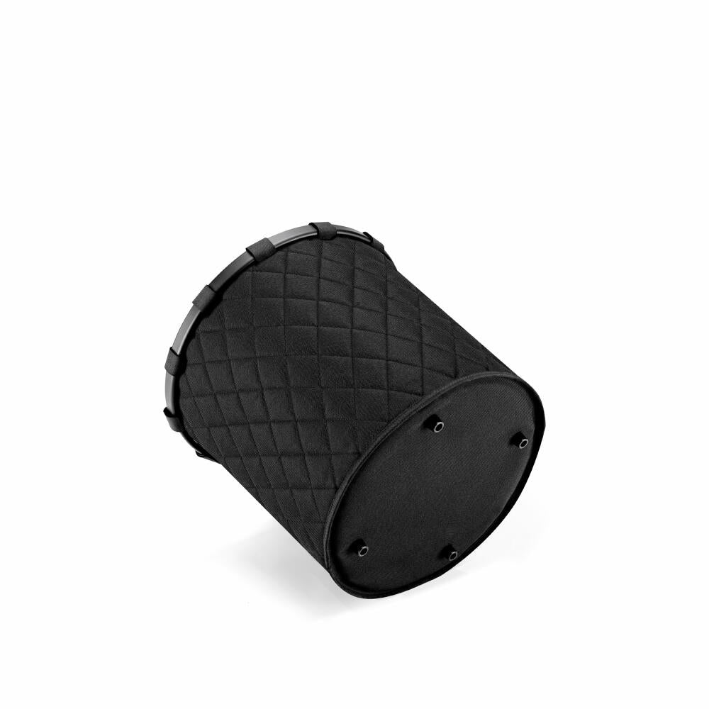 reisenthel homebasket M, storage basket, Frame Rhombus Black, 30 L, UA7071