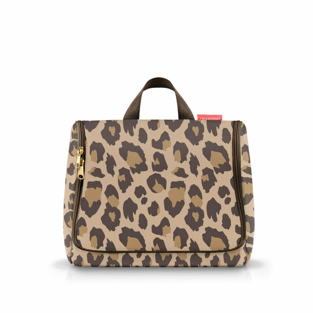 reisenthel toiletbag XL, Kulturbeutel, Kosmetiktasche, Kulturtasche, Leo Macchiato, 4 L, WO6048