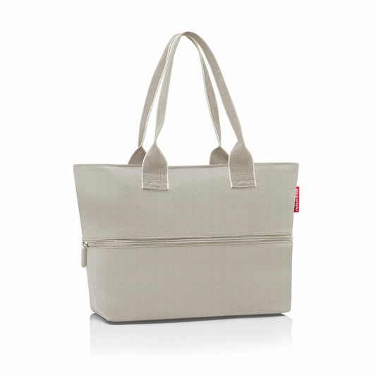 reisenthel shopper e1, shopping bag, carrying bag, bag, Herringbone Sand, 12 L, RJ6049