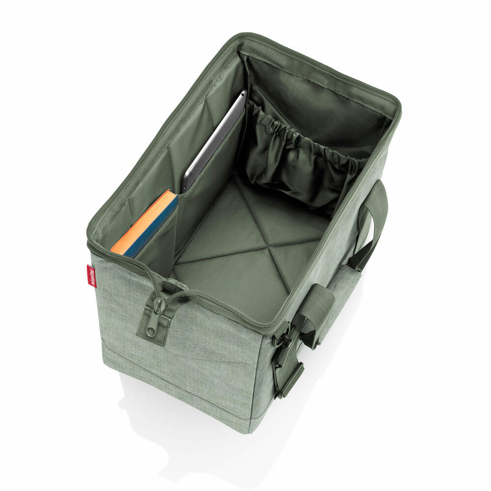 reisenthel allrounder M, travel bag, sports bag, doctor's bag, bag, polyester fabric, Twist Sage, 18 L, MS5048