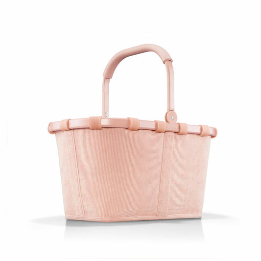 reisenthel carrybag, shopping basket, polyester fabric, Frame Cord Blush, 22 L, BK3098