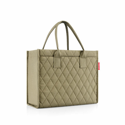 reisenthel daily shopper, Einkaufstasche, Tasche, Rhombus Olive, 14 L, DN5046