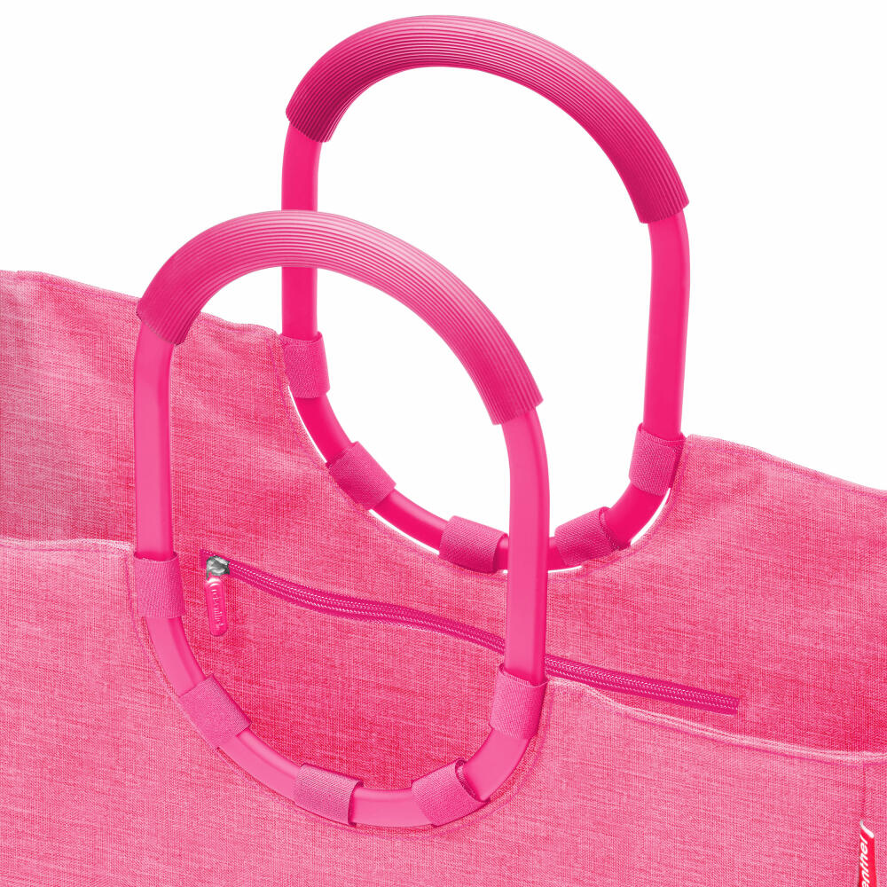 reisenthel loopshopper L, Einkaufstasche, Shopper, Tragetasche, Tasche, Frame Twist Pink, 25 L, OR3093