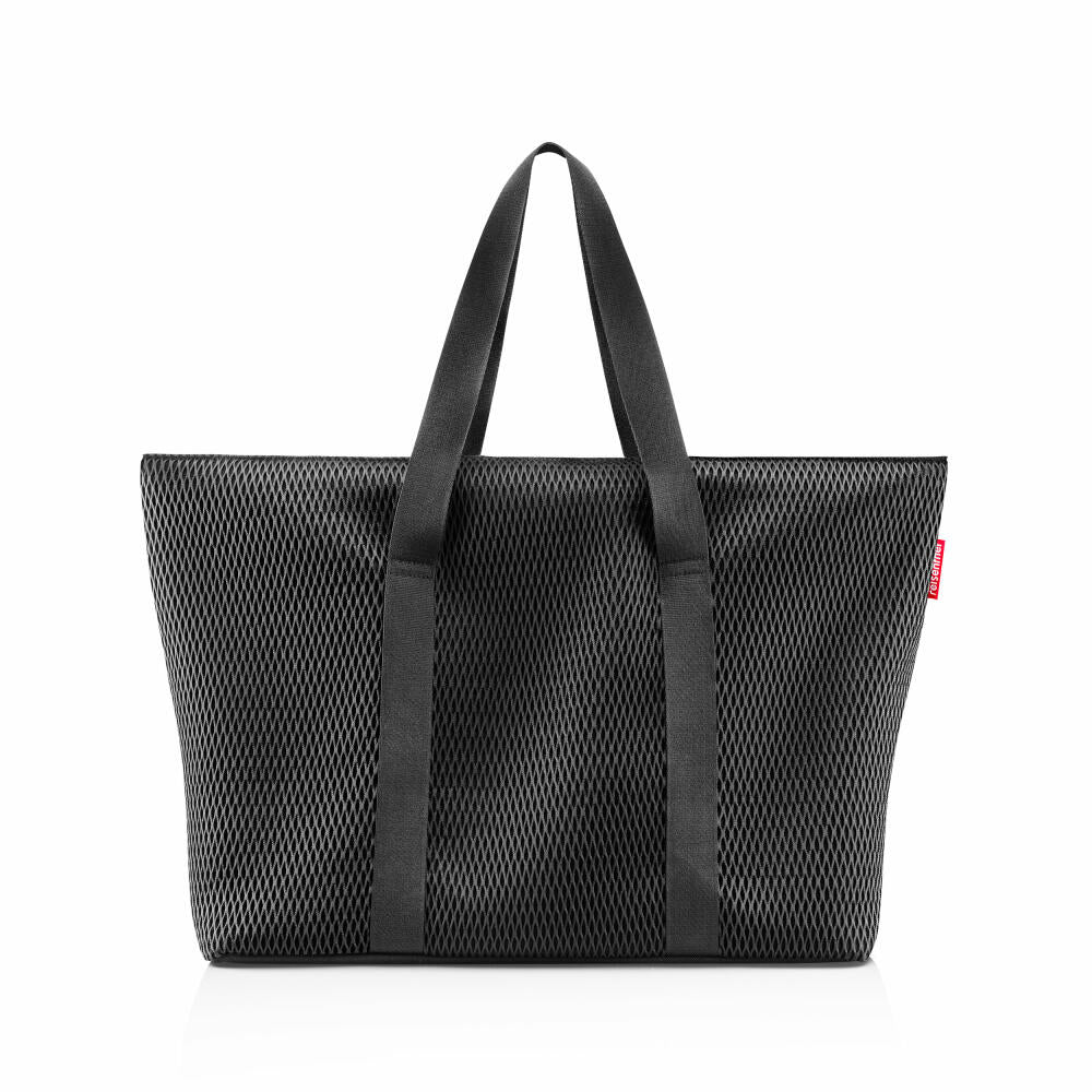 reisenthel extralite shopper L, Einkaufstasche, Tasche, Tragetasche, Mesh Black, 35 L, GJ7082