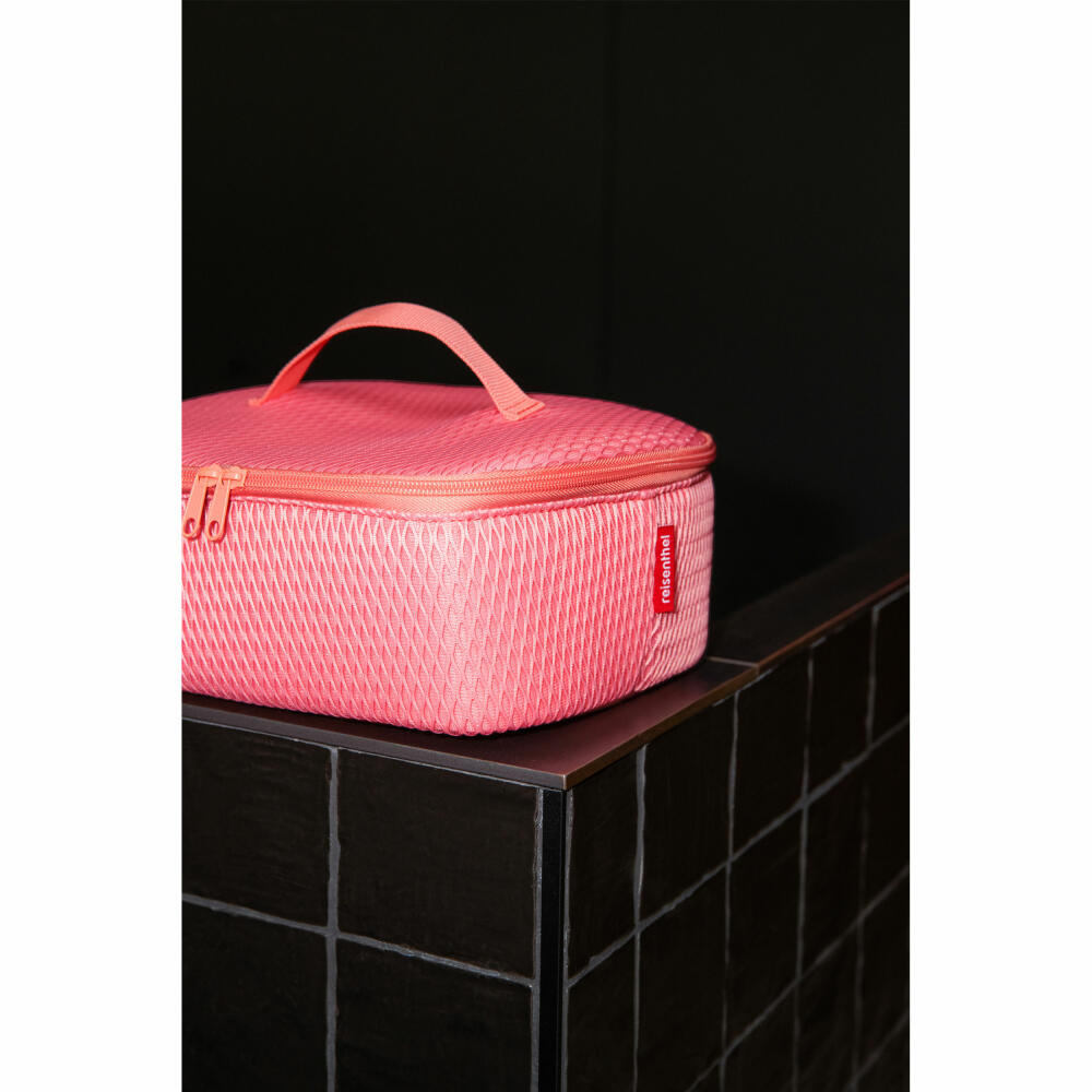 reisenthel coolerbag M pocket, Kühltasche, Isolierte Tasche, Thermotasche, Mesh Coral, 4.5 L, LF3102