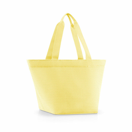 reisenthel shopper M, Einkaufstasche, Tragetasche, Tasche, Mesh Lemon, 15 L, ZS2036