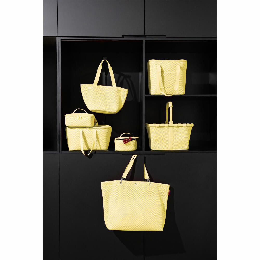 reisenthel shopper M, Einkaufstasche, Tragetasche, Tasche, Mesh Lemon, 15 L, ZS2036