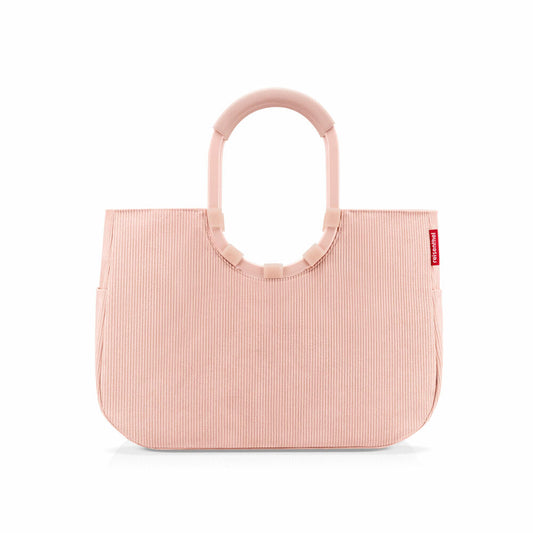 reisenthel loopshopper L, Einkaufstasche, Shopper, Tragetasche, Tasche, Frame Cord Blush, 25 L, OR3098