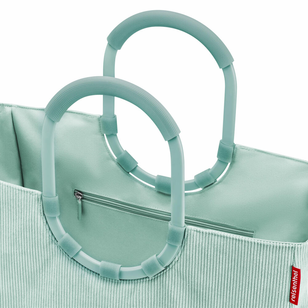 reisenthel loopshopper L, Einkaufstasche, Shopper, Tragetasche, Tasche, Frame Cord Mint, 25 L, OR5051