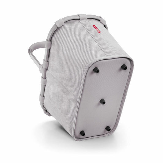 reisenthel carrybag, Einkaufskorb, Korb, Picknickkorb, Cord Grey, 22 L, BK7084
