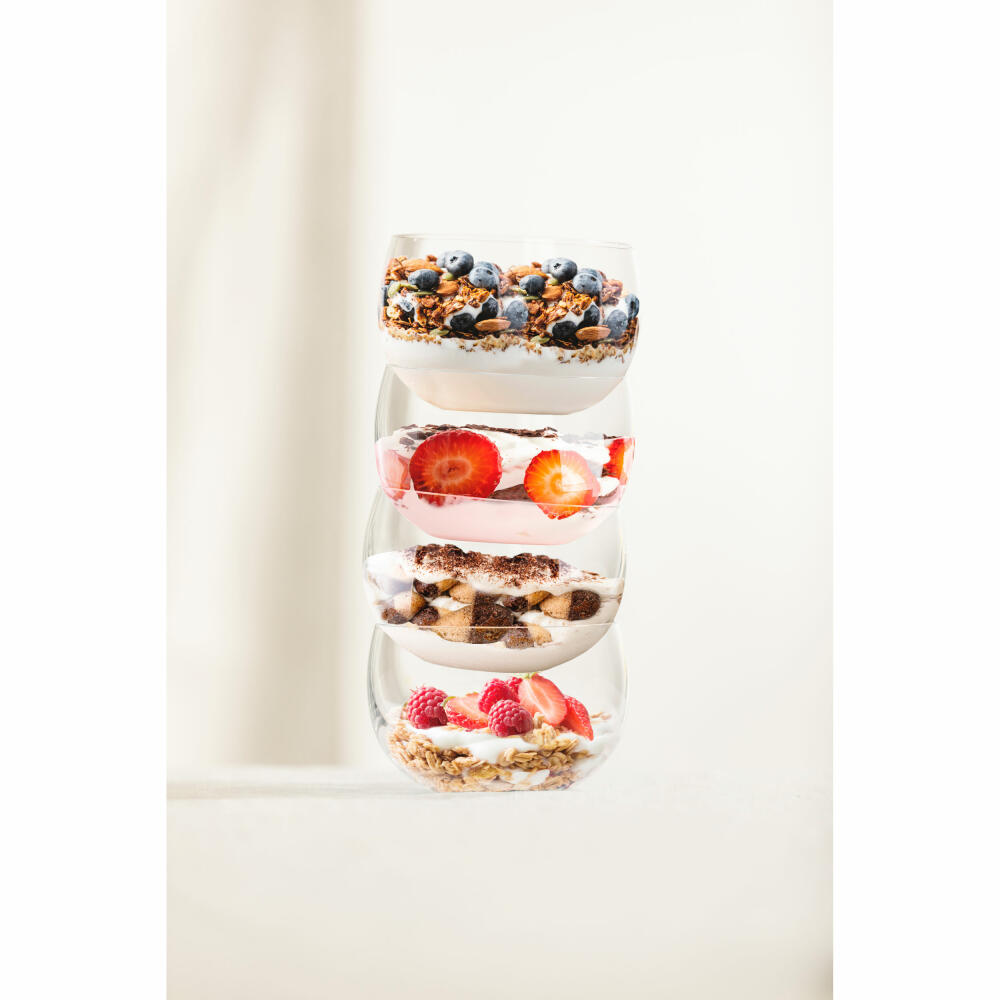 Eisch Dessertschalen 4er Set Dessert, Dessertschale, Dessert Schale, Müslischale, Kristallglas, Ø 9.2 cm, 30031010