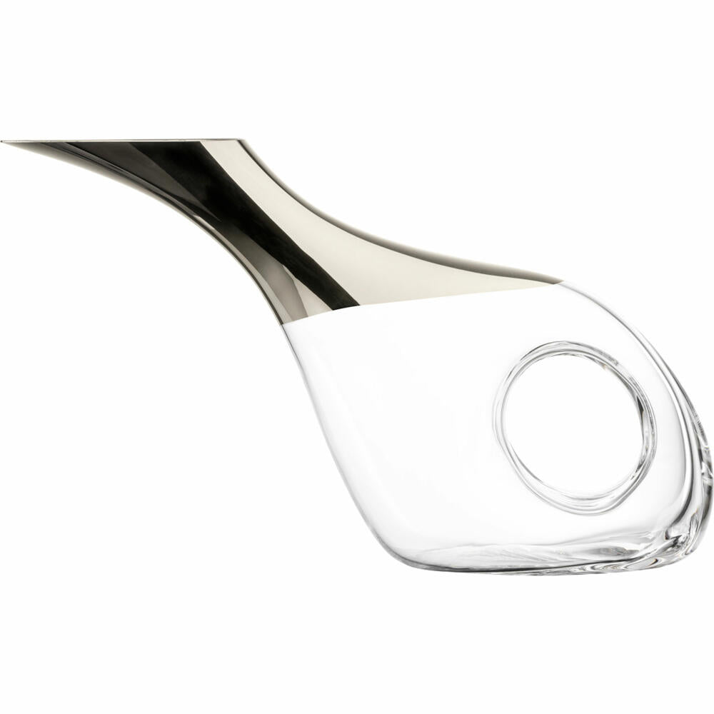 Eisch Dekantierente No Drop, Dekanter, Dekantierkaraffe, Kristallglas, Platin, 750 ml, 30175516