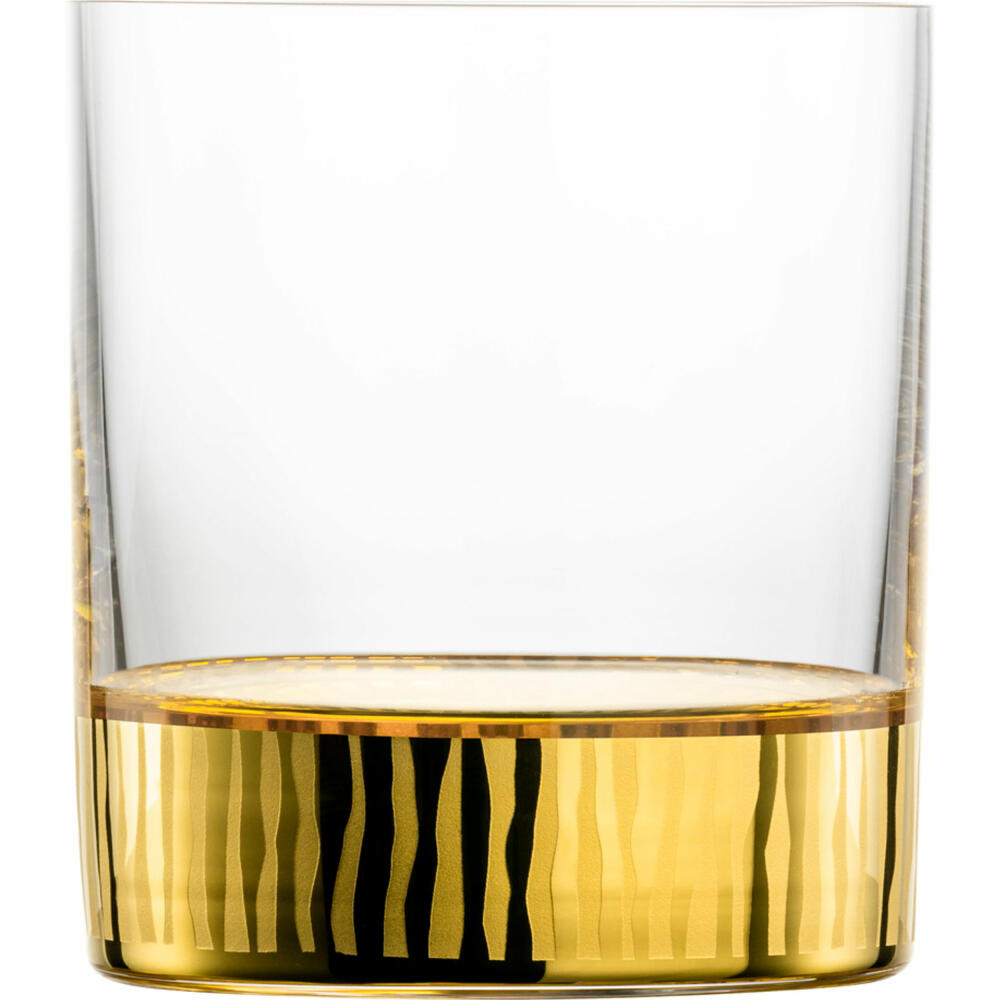 Eisch Whiskygläser Elior 2er Set Whiskyglas, Tumbler, Whiskybecher, Kristallglas, Gold, 320 ml, 79255115