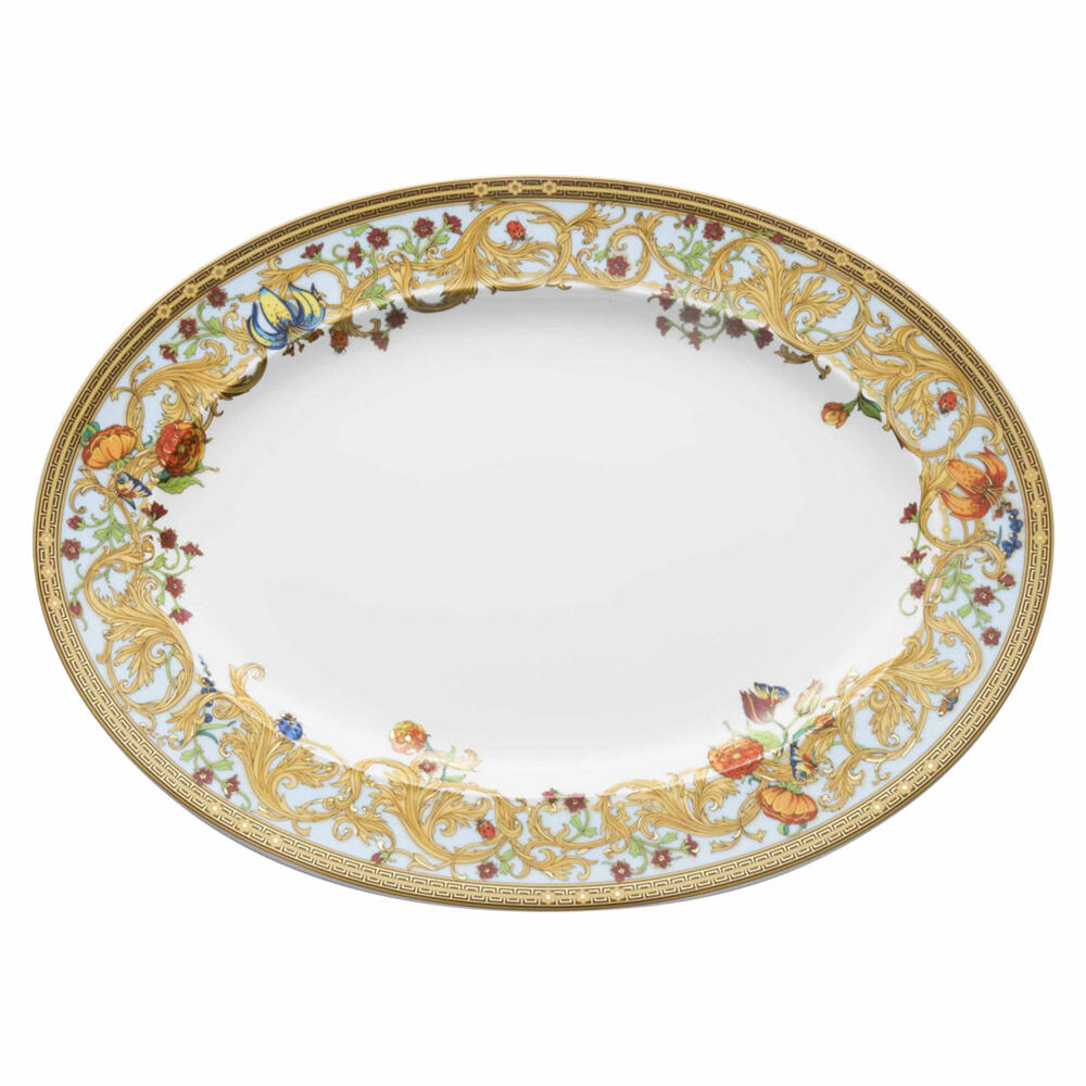 Rosenthal Versace plate Le jardin de Versace, porcelain, 34 cm, 19300-409609-12734