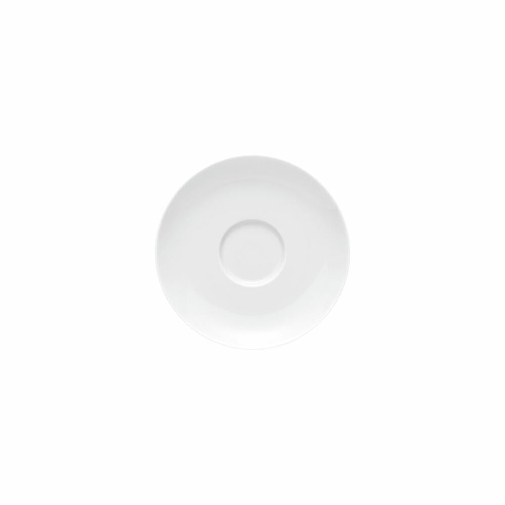 Rosenthal Kaffee-Untertasse Moon, Porzellan, Weiß, 14.5 cm, 19600-800001-14741