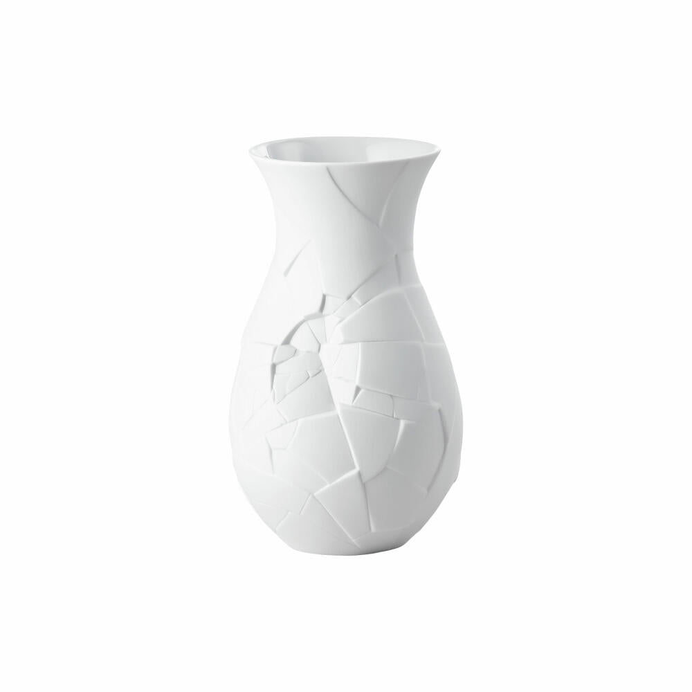 Rosenthal Vase of Phases matt, Dekovase, Porzellan, Weiß, 21 cm, 14255-100102-26021