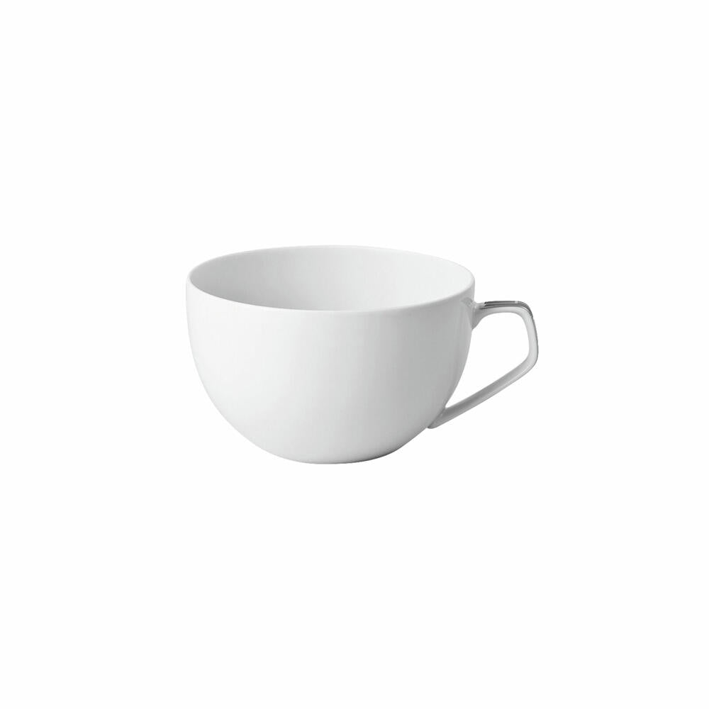 Rosenthal Kombi-Obertasse TAC Gropius Skin Platin, Porzellan, Weiß-Silber, 300 ml, 11280-403239-14772