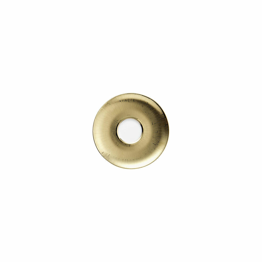 Rosenthal Espresso-Untertasse TAC Gropius Skin Gold, Porzellan, Gold, 11 cm, 11280-403255-14716