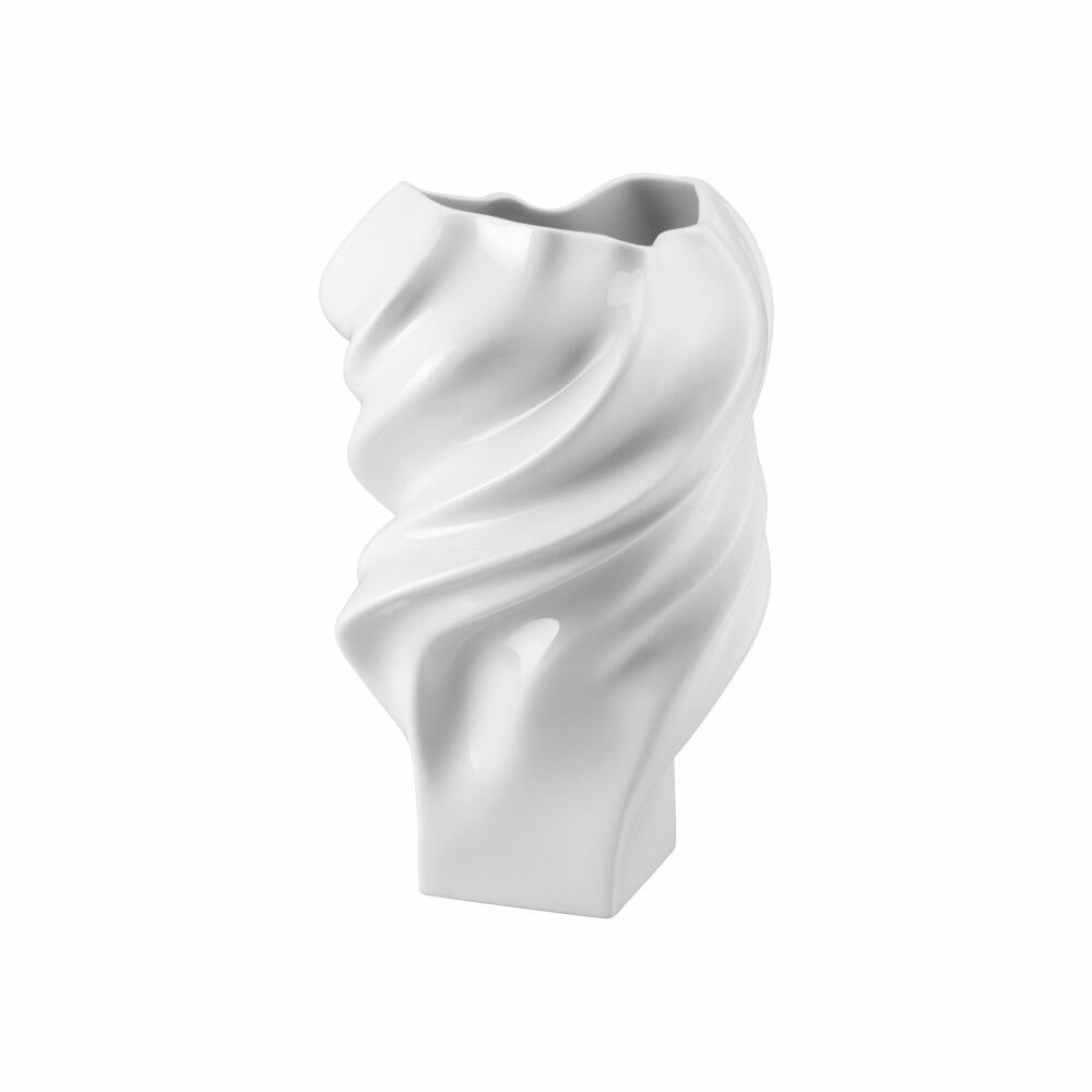 Rosenthal Vase Squall, Dekovase, Porzellan, Weiß, 23 cm, 14463-800001-26023