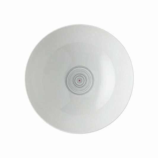 Rosenthal Schüssel TAC Gropius Stripes 2.0, Porzellan, Grau, 26 cm, 11280-403261-13326