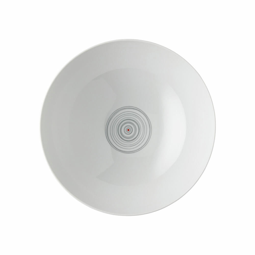 Rosenthal Schüssel TAC Gropius Stripes 2.0, Porzellan, Grau, 26 cm, 11280-403261-13326