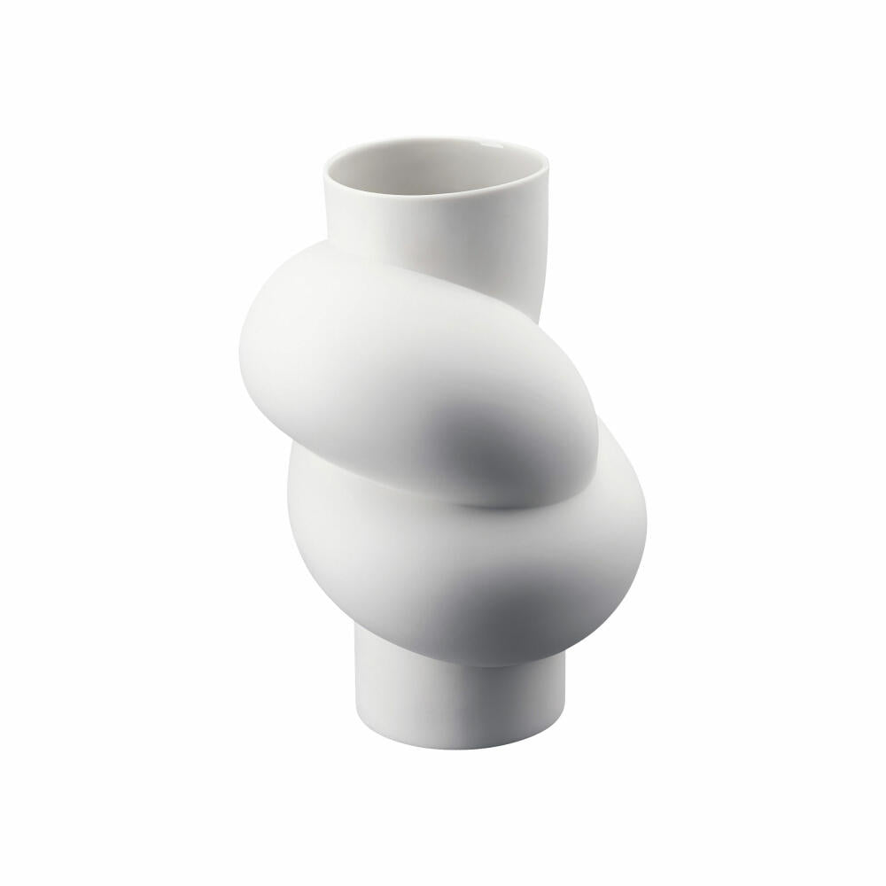 Rosenthal Vase White, Dekovase, Porzellan, Weiß, 25 cm, 14628-100102-26025