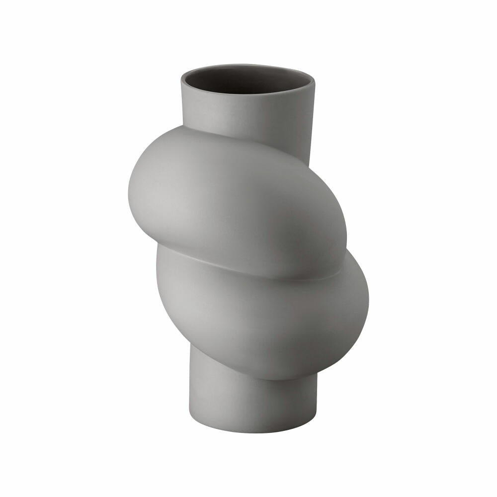 Rosenthal Vase Lava, Dekovase, Porzellan, Grau, 25 cm, 14628-426320-26025