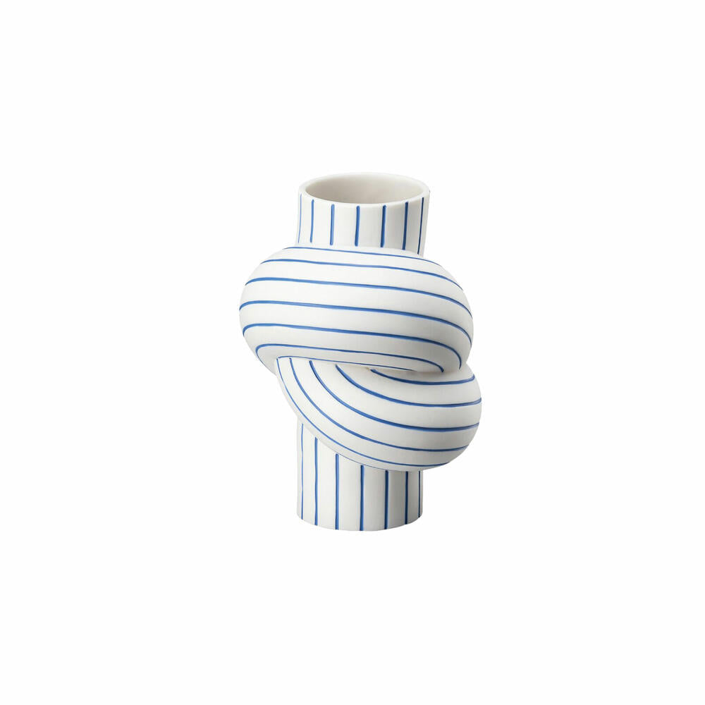 Rosenthal Vase Blueberry, Dekovase, Porzellan, Weiß-Blau, 12 cm, 14628-426369-26012