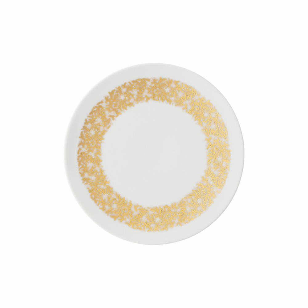 Rosenthal Frühstücksteller TAC Gropius Festive Ornaments, Porzellan, Weiß-Gold, 22 cm, 11280-426372-10222
