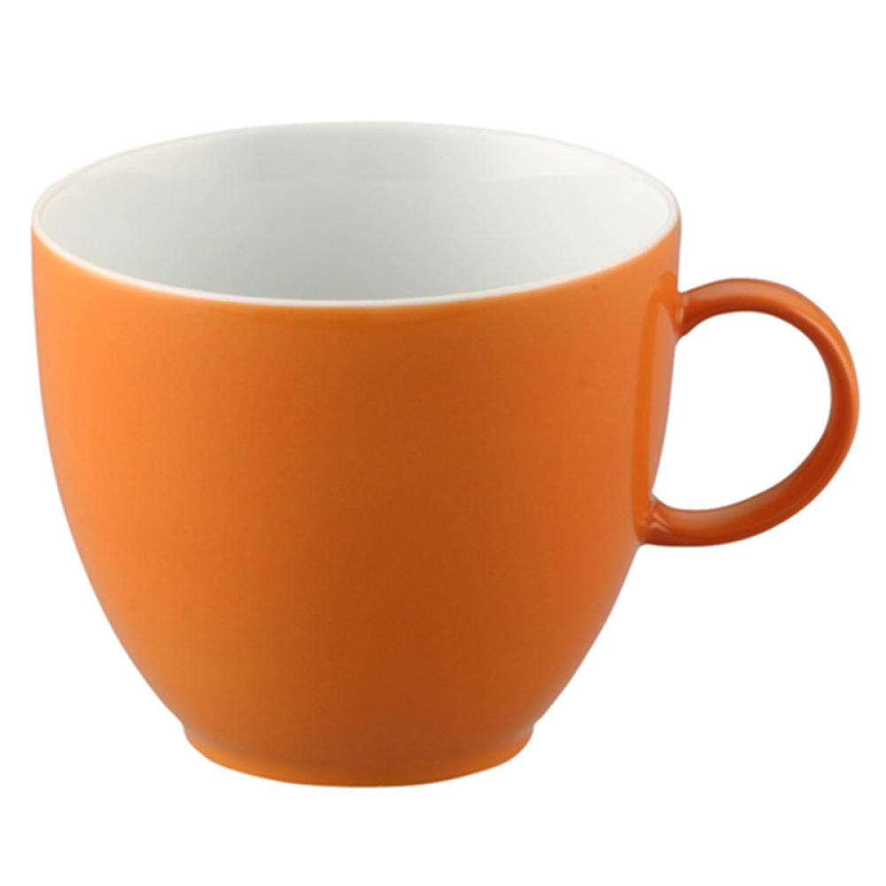 Thomas Sunny Day Kaffeetasse, Obertasse, Porzellan, Orange, Spülmaschinenfest, 200 ml, 14742