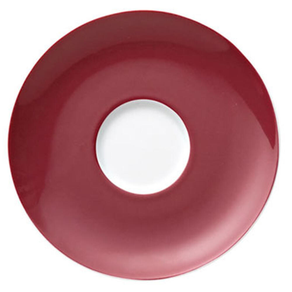 Thomas Sunny Day Untertasse für Espressotasse 80ml, Porzellan, Fuchsia / Rot, Spülmaschinenfest, 12 cm, 14721