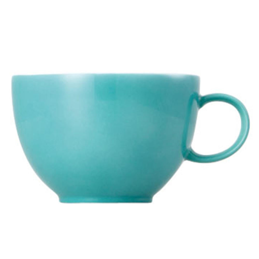 Thomas Sunny Day Teetasse, Obertasse, Porzellan, Turquoise / Türkis, Spülmaschinenfest, 200 ml, 14642