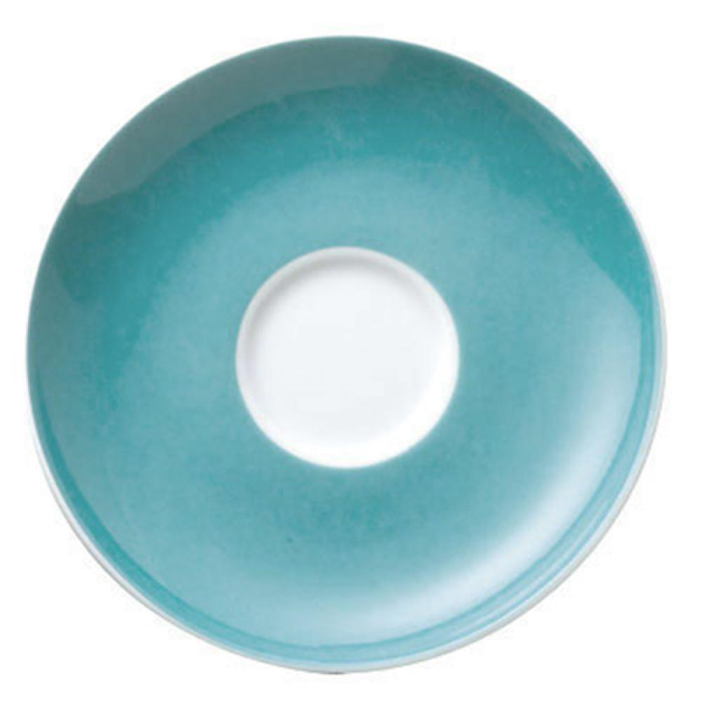 Thomas Sunny Day Untertasse für Espressotasse 80ml, Porzellan, Turquoise / Türkis, Spülmaschinenfest, 12 cm, 14721