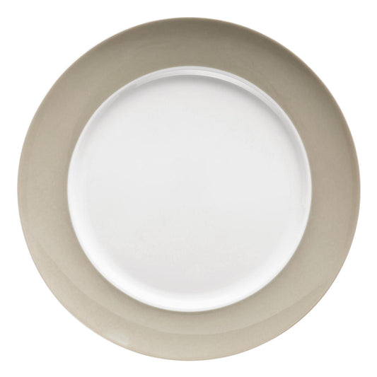 Thomas Sunny Day Speiseteller, Grillteller, Teller, Porzellan, Greige / Grau Beige, Spülmaschinenfest, 27 cm, 10227
