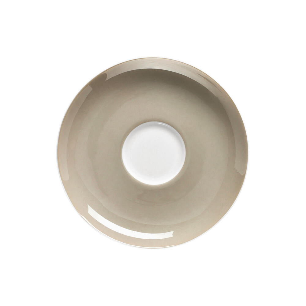 Thomas Sunny Day Untertasse für Espressotasse 80ml, Porzellan, Greige / Grau Beige, Spülmaschinenfest, 12 cm, 14721