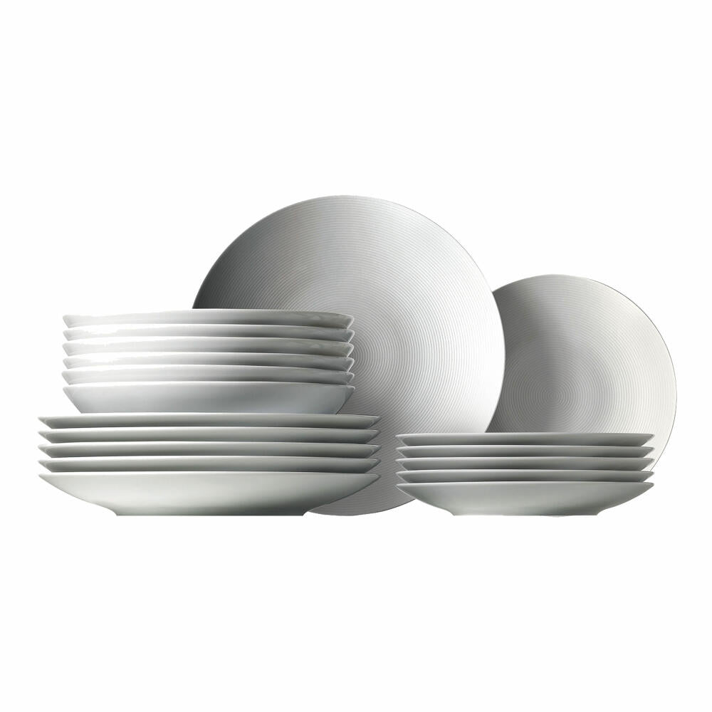 Thomas Loft by Rosenthal Set 18-tlg., Geschirr-Set, Teller, Porzellan, Weiß, 11900-800001-28421