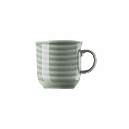 Thomas Trend Colour Becher mit Henkel groß, Henkeltasse, Porzellan, Moss Green, 360 ml, 11400-401922-15571