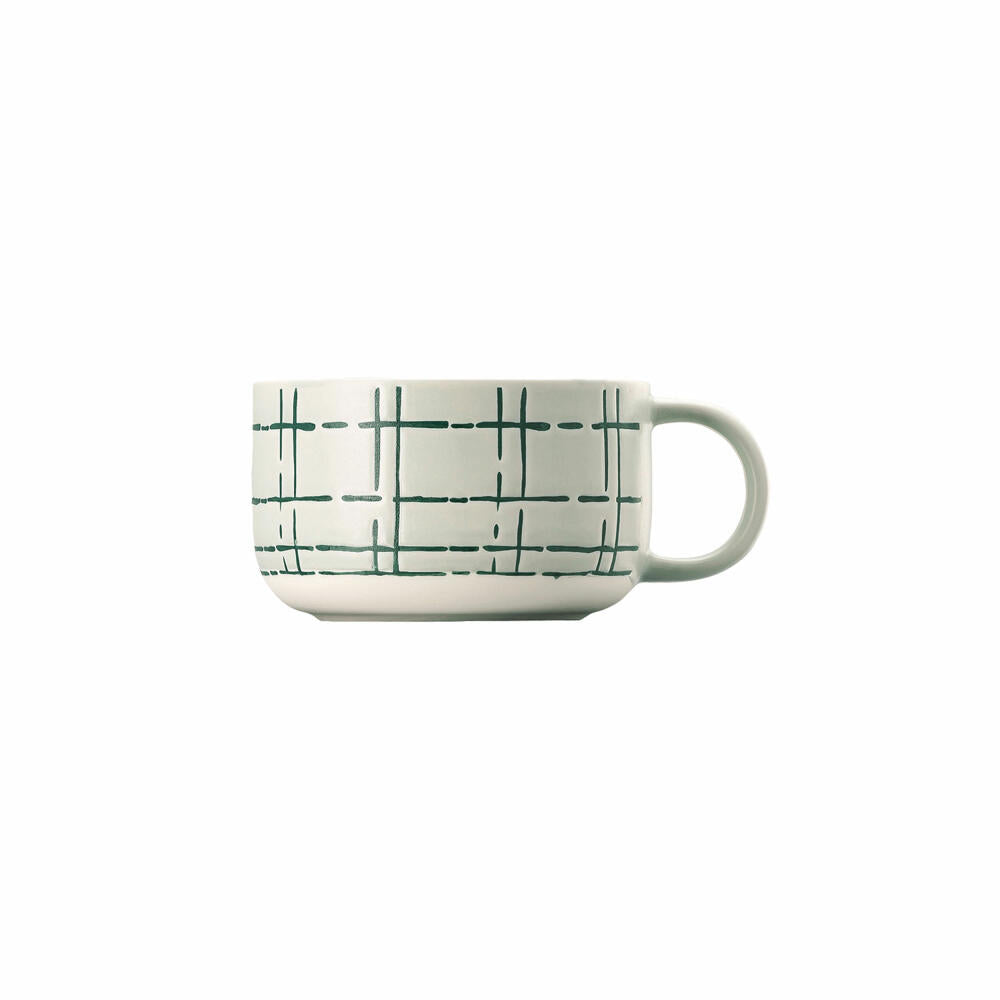 Thomas Kombi-Obertasse Fun Karo Light, Porzellan, Grau, 280 ml, 11910-402001-14772