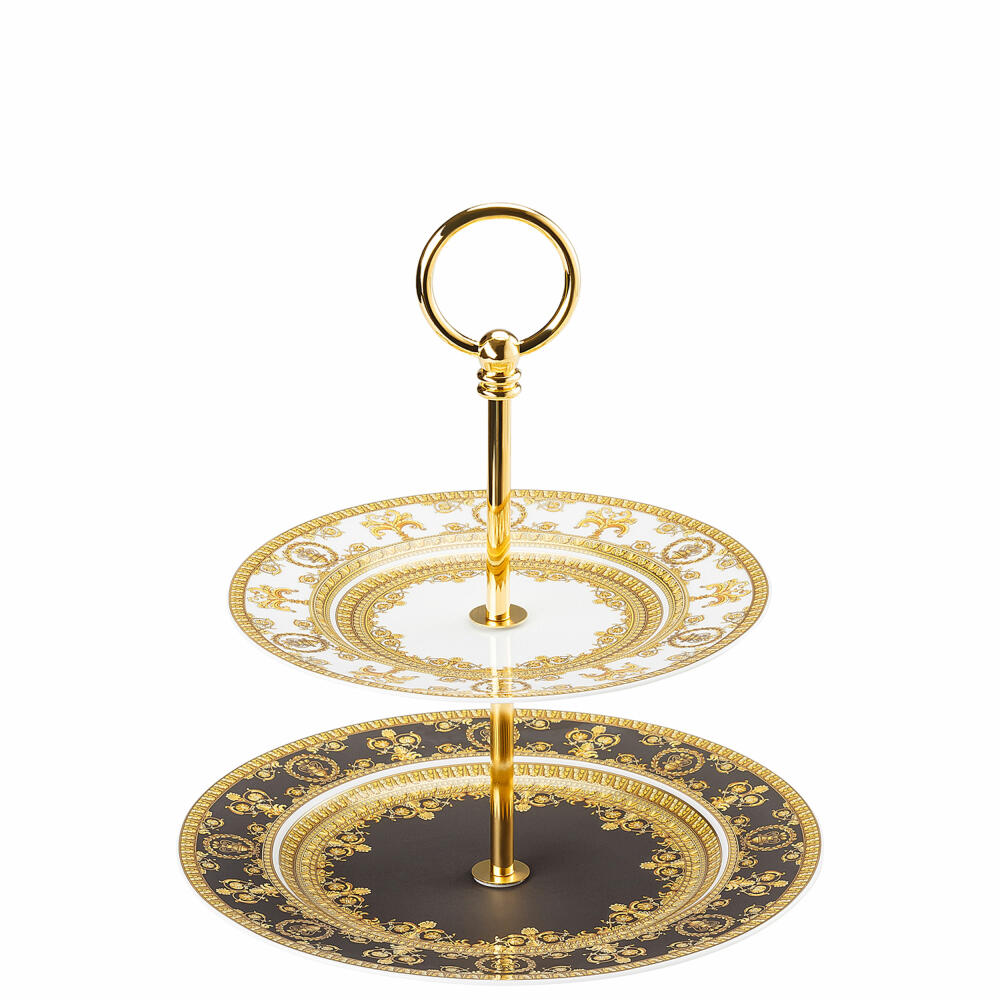 Rosenthal Versace Etagere 2-piece I Love Baroque, material mix, 27 cm, 19325-403651-25316