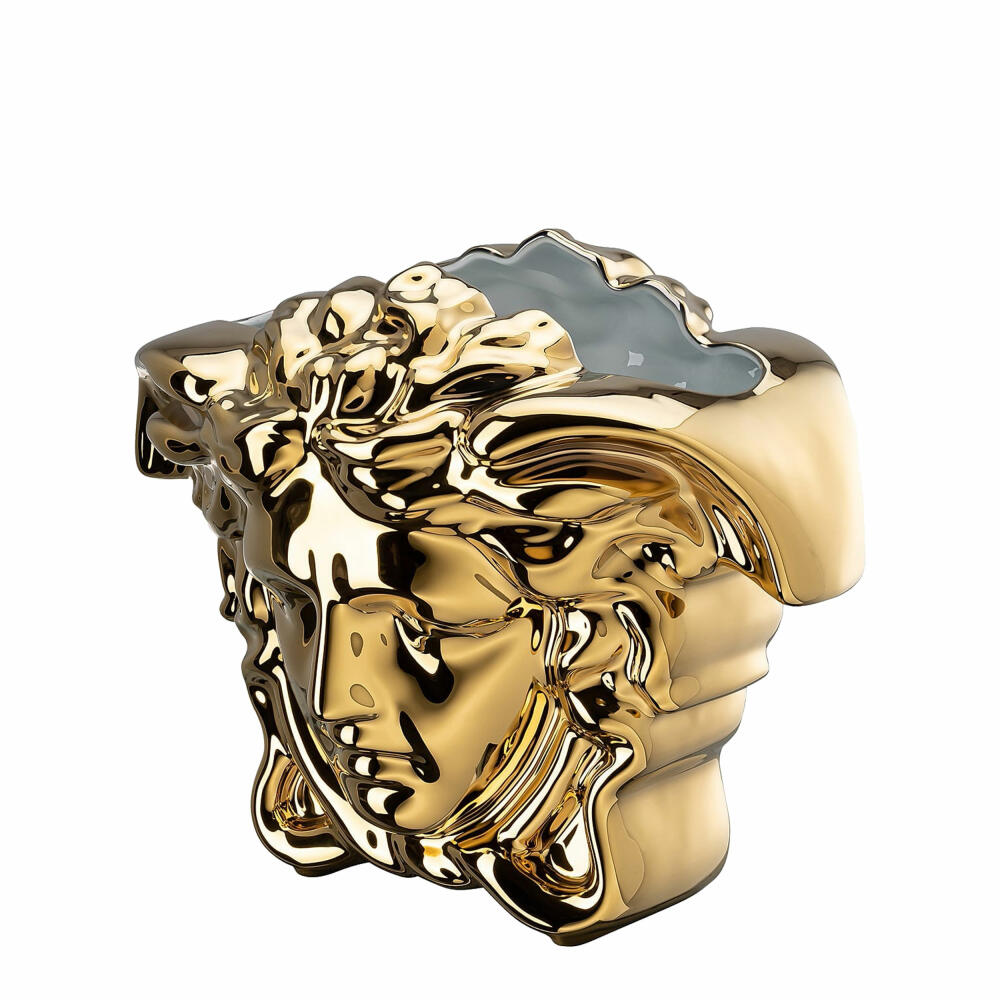 Rosenthal Versace Vase Medusa Grande Gold, porcelain, 21 cm, 14493-426157-26021