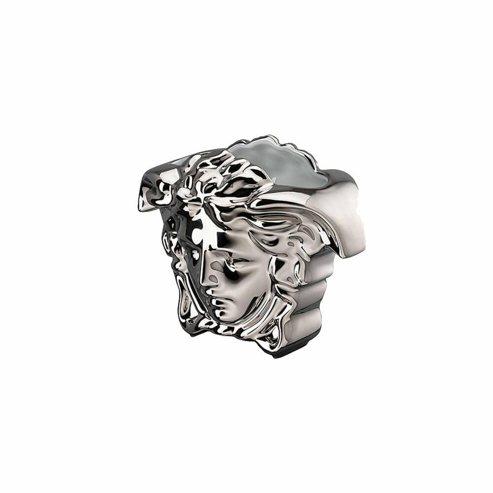 Rosenthal Versace Vase Medusa Grande Silver, porcelain, 9 cm, 14493-426174-26009